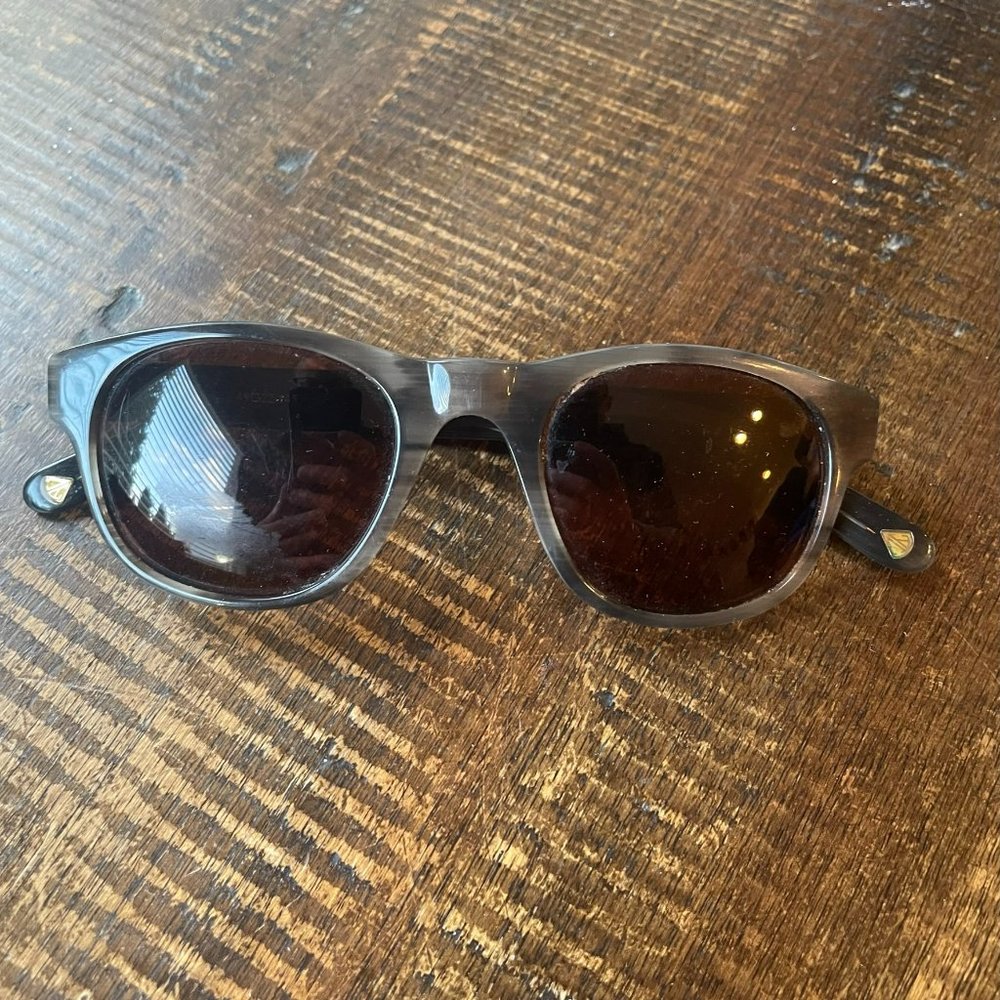 Avalon Eyewear 5503 Sunglasses Vintage Gray Tortoise Brown lenses